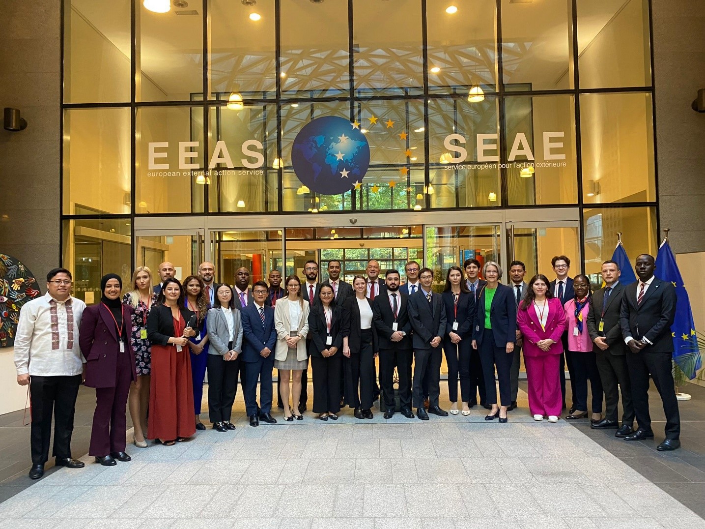 UN Fellows and VCDNP staff at the European External Action Service
