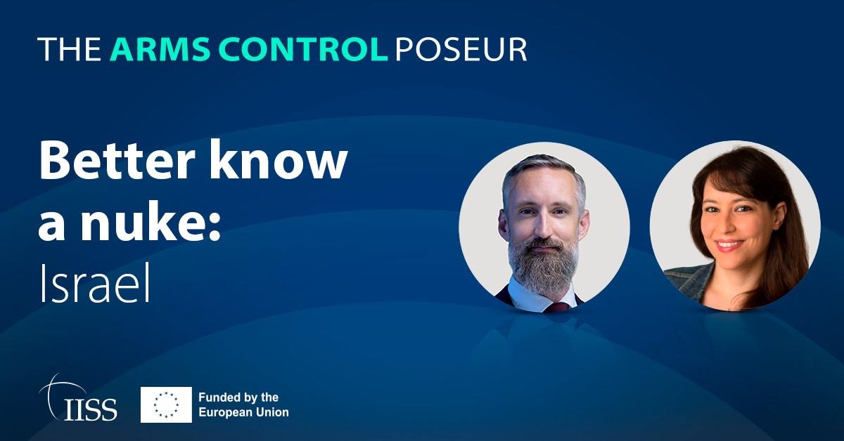 The Arms Control Poseur: Israel